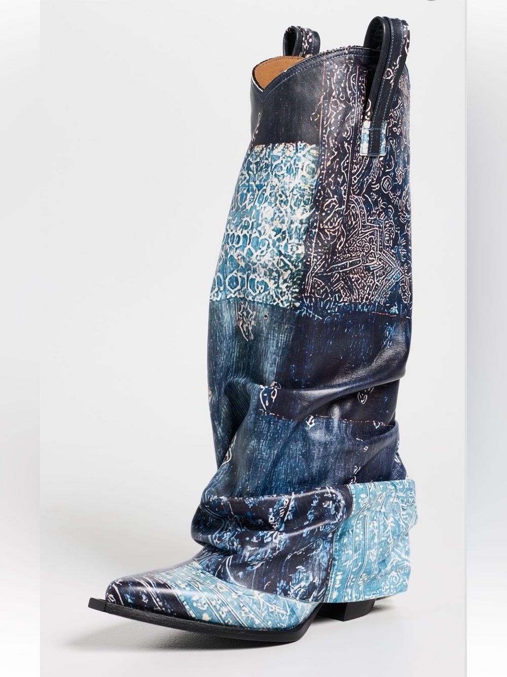 R13 Mid Cowboy Boots with Sleeve